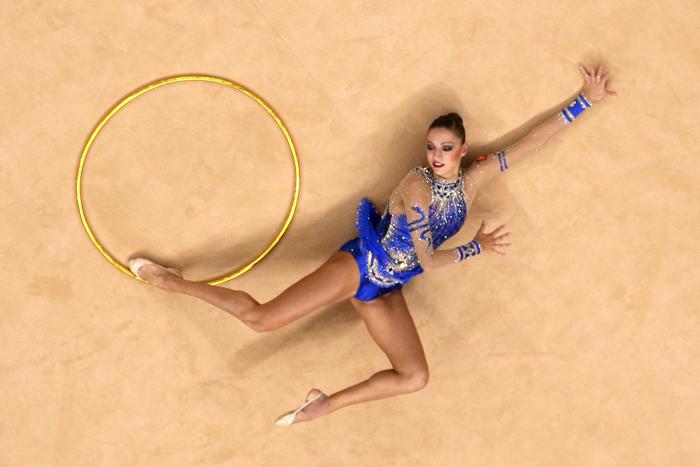 Фоторепортаж о выступлении Евгении Канаевой в финале олимпийских соревнований по художественной гимнастике. Фото: Jamie Squire / Getty Images